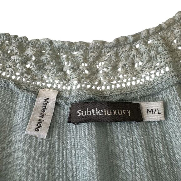 Subtle Luxury Women's Bohemian Swim Cover Up, M/L - Picture 6 of 12